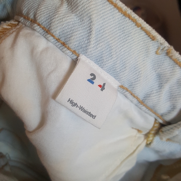 American Apparel High Waisted Cutoff Shorts - Picture 4 of 7